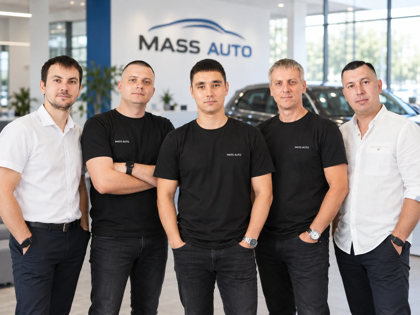 Команда МАСС АВТО ЗАКАЗ — сгенерированная общая фотография на основе портретов сотрудников